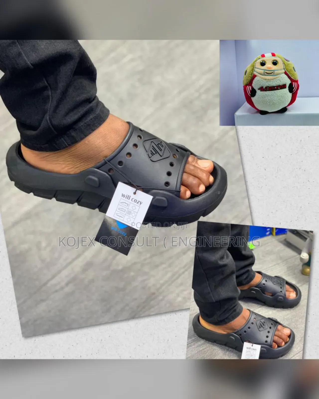 Comfy Will Cozy Slides Available as Seen