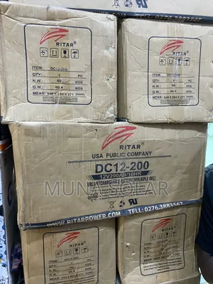 200ah 12v Ritar Dry Cell Battery