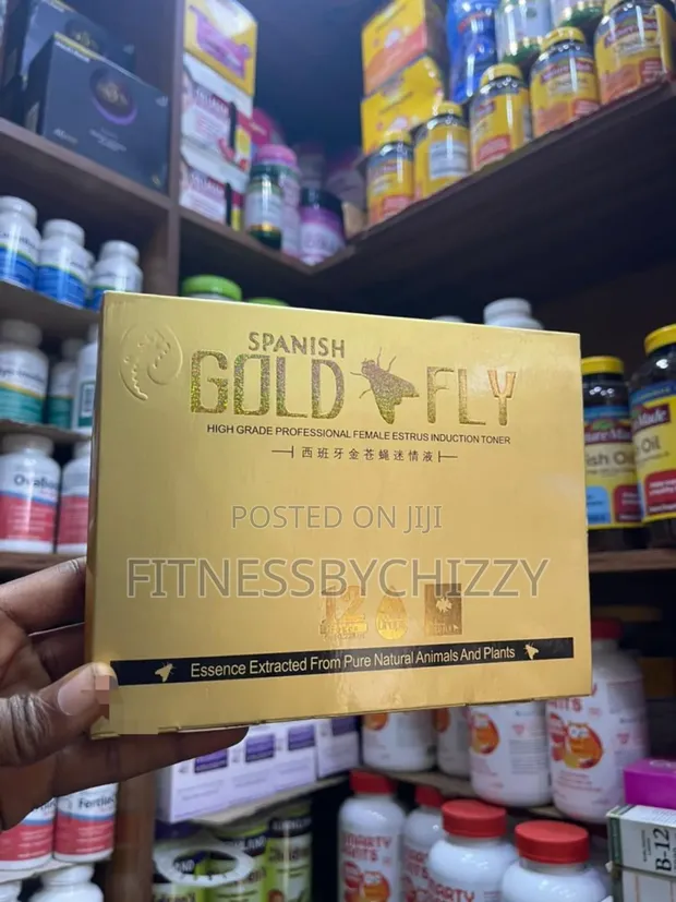 Spanish Gold Fly Sexual Arousal by 12 Sachets for sale - Fitnessbychizzy   Price:  10,000 on Jiji.ng [Ikorodu]