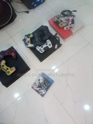 Ps4 With One Controller Games and More Games Installed 1pad
