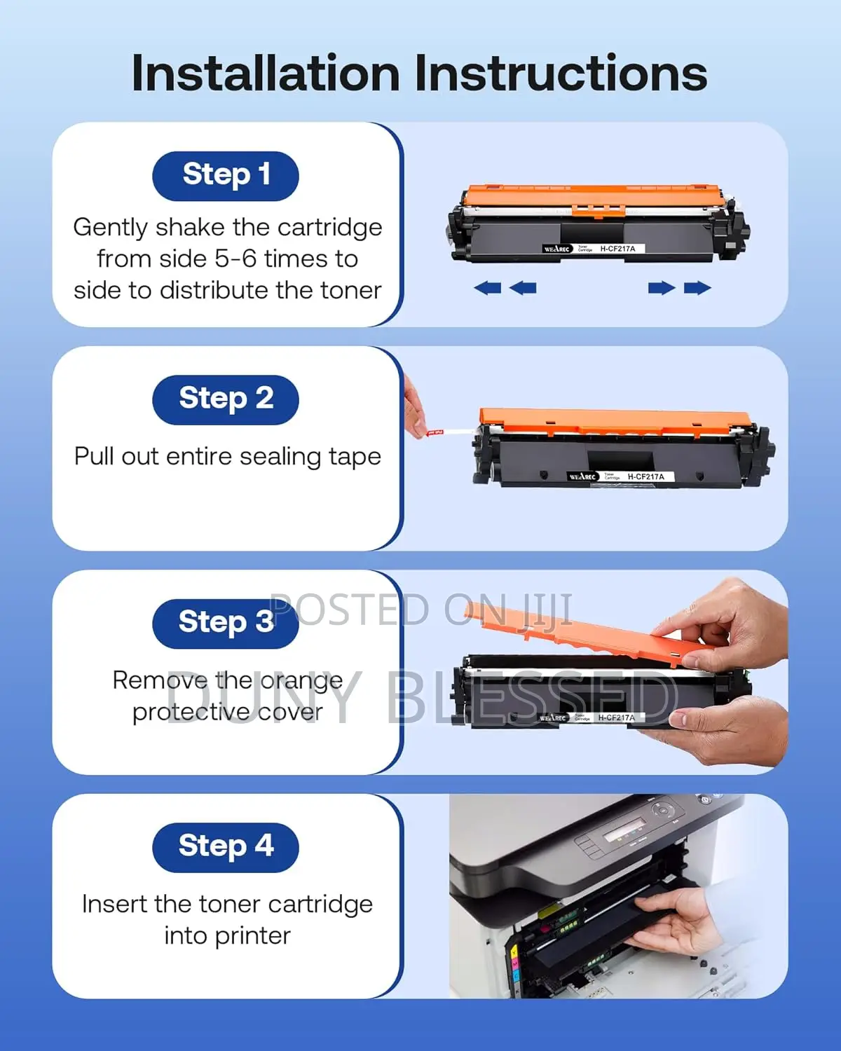 Compatible Toner Cartridge Replacement For HP