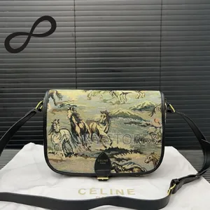 Premium Celine Horse Tapestry Messenger Bag