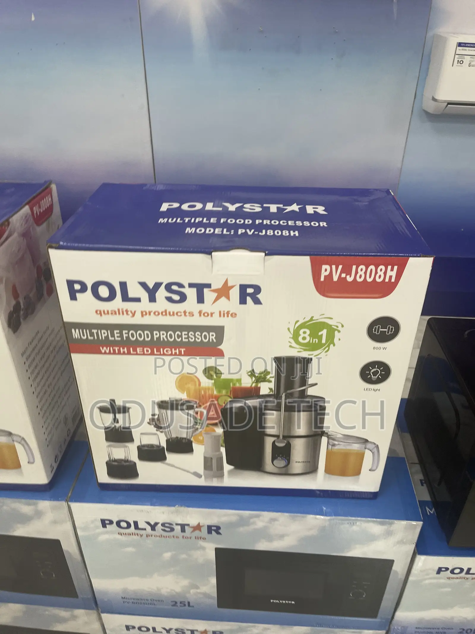 Polystar 8 in 1 Multiple Food Processor Pv J808H