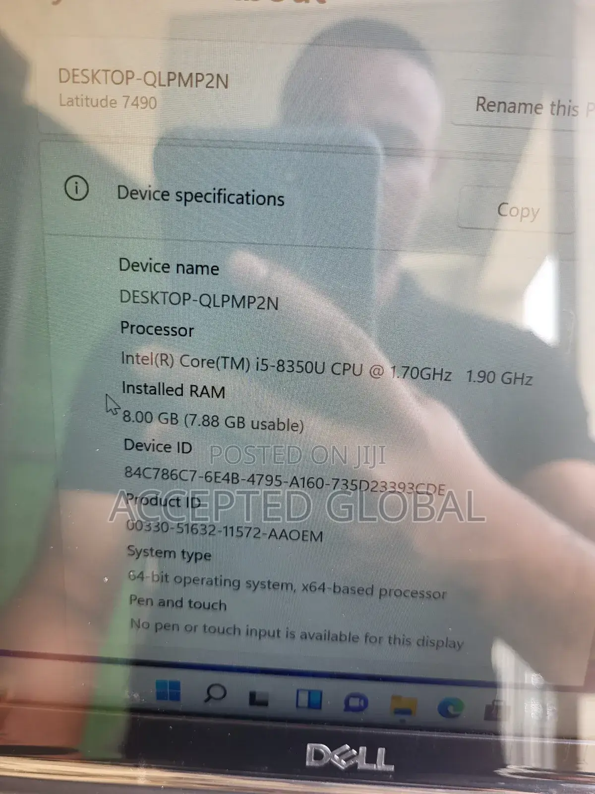 Laptop Dell Latitude 7480 8GB Intel Core i5 SSD 256GB