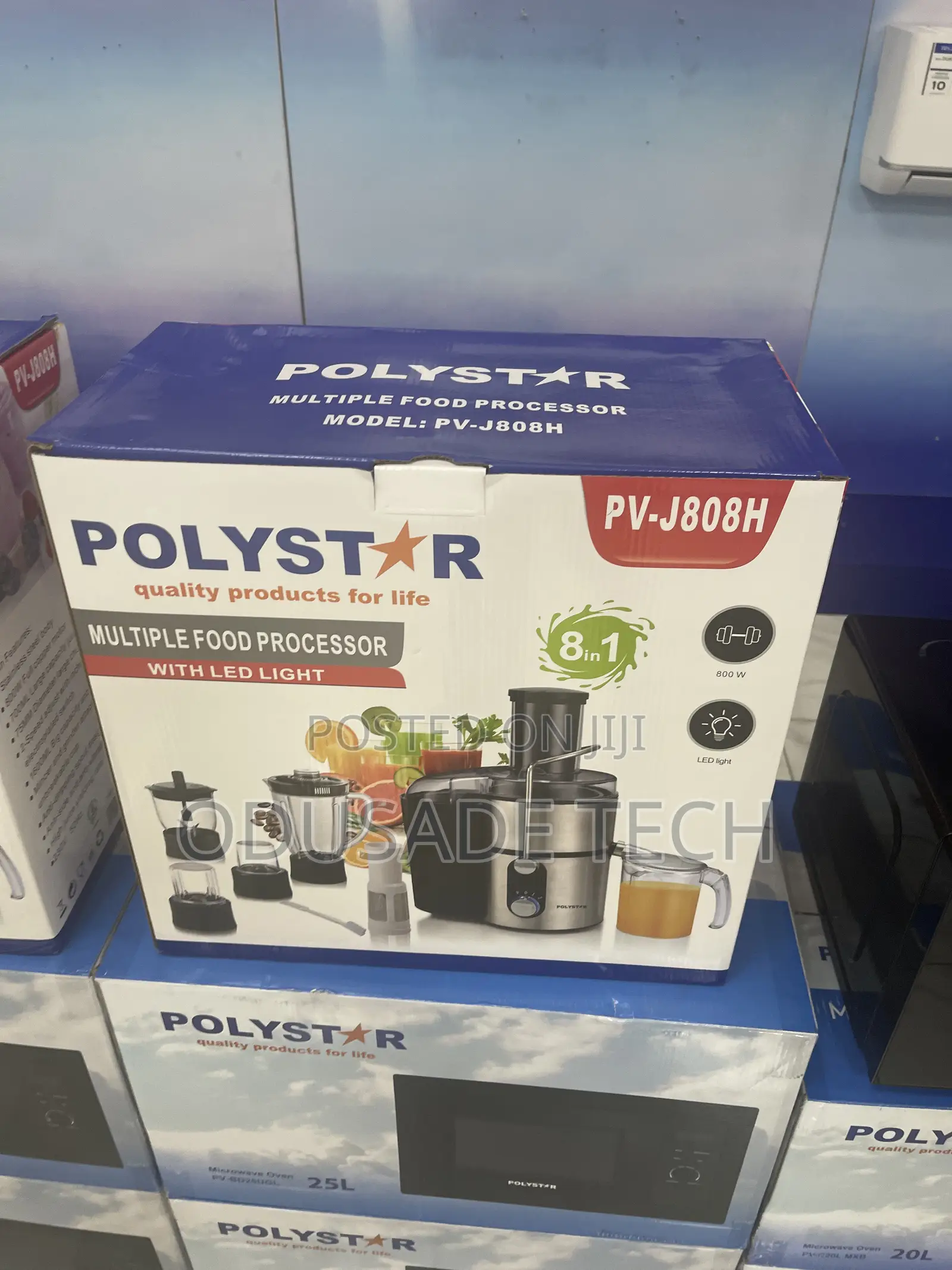 Gourmet Preppolystar 8 in 1 Multiple Food Processor Pv J808H
