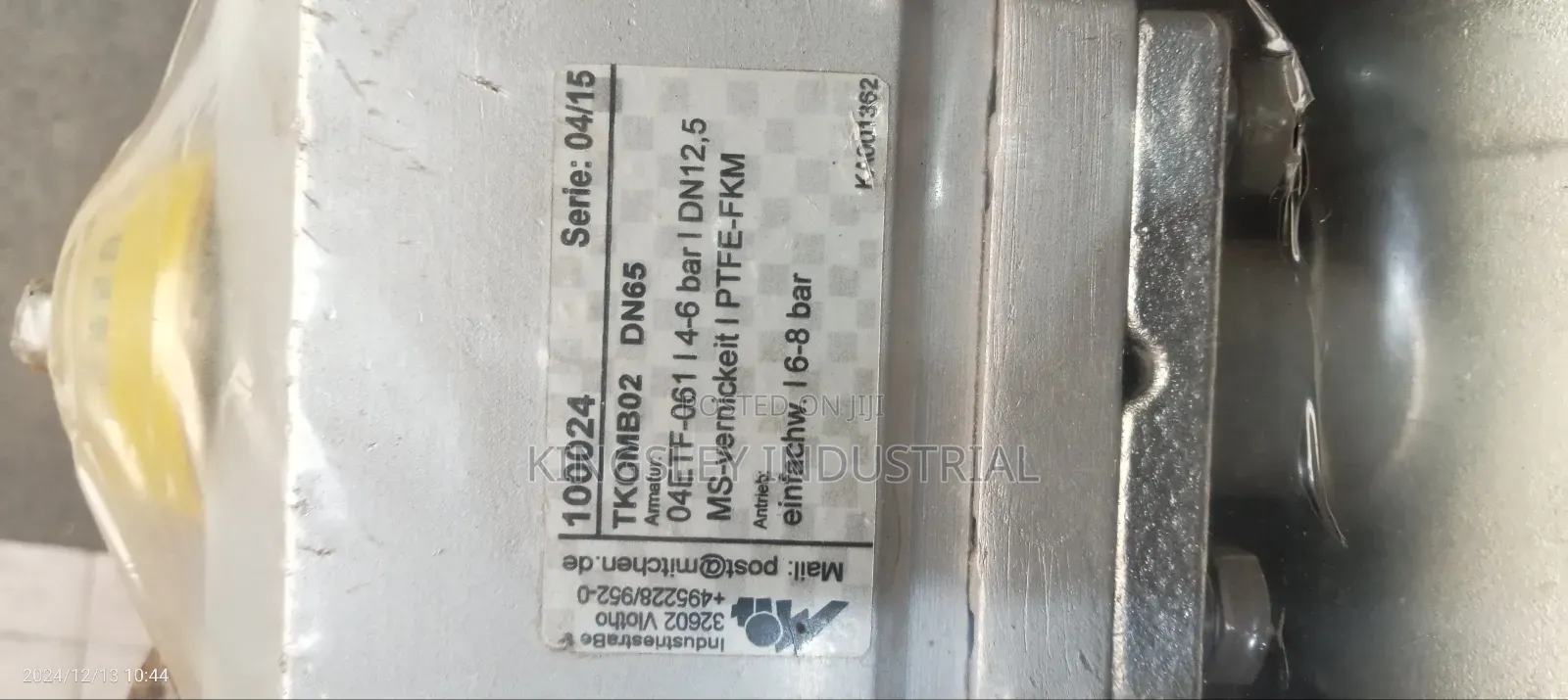 Pnuematic Actuator Ball Value TKOMB-02-DN65