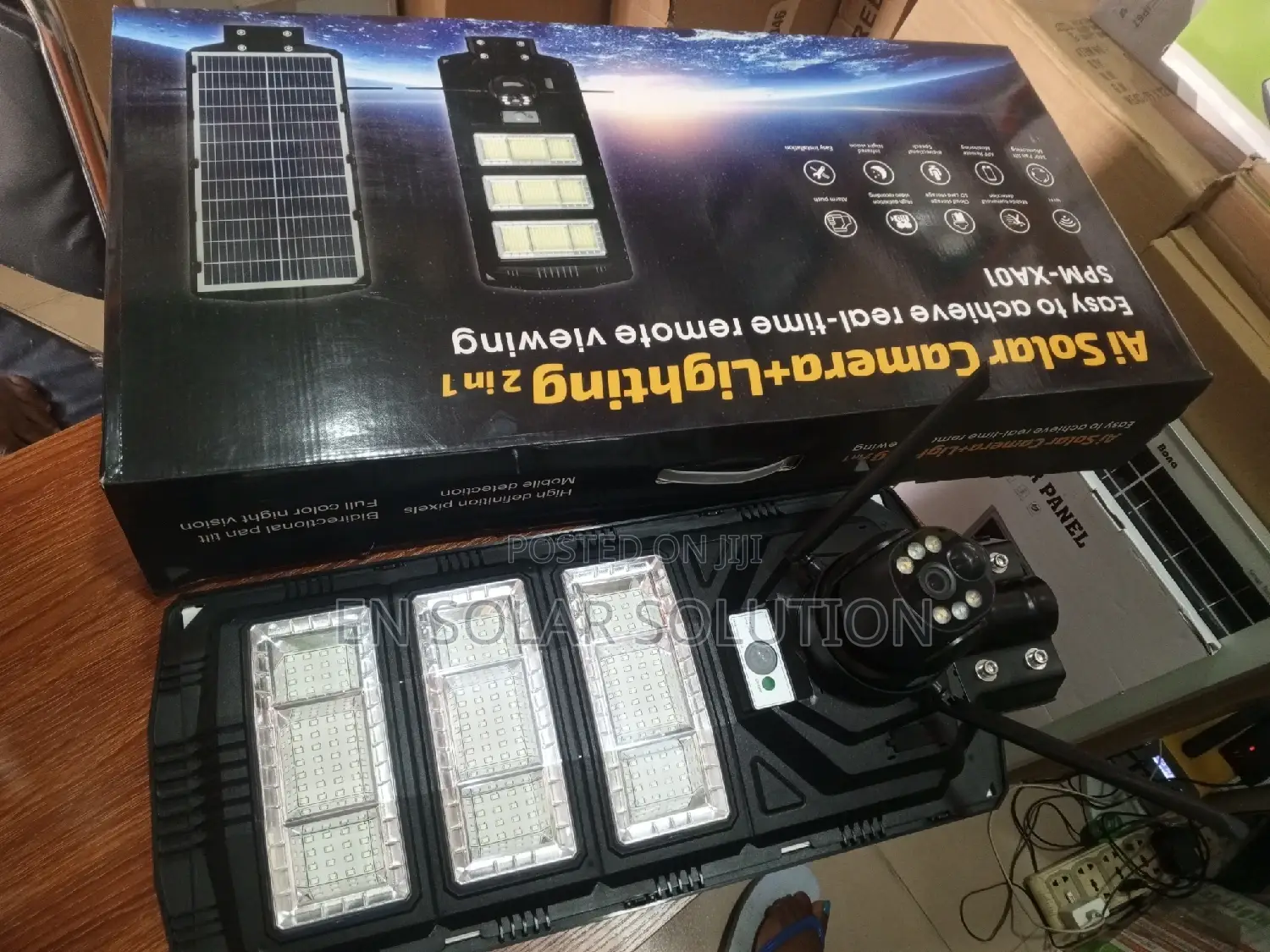 Solar Street Lights With 4G Camera Available