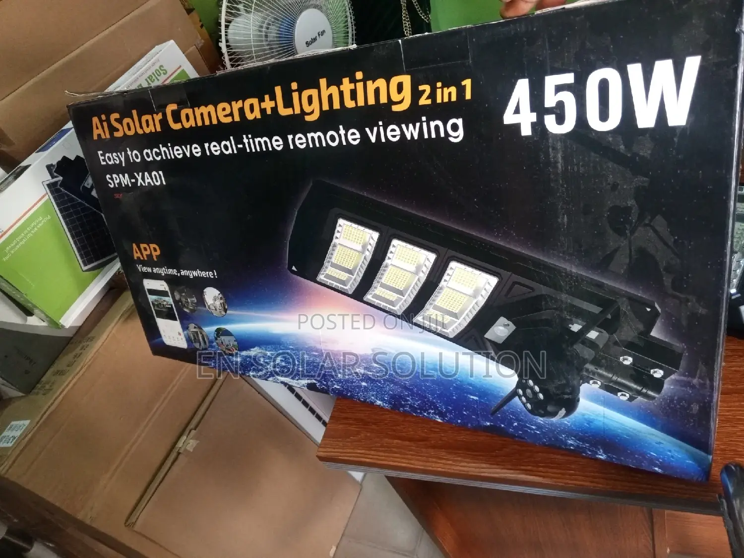 4500 Watts Solar Street Lights With Camera Available Now