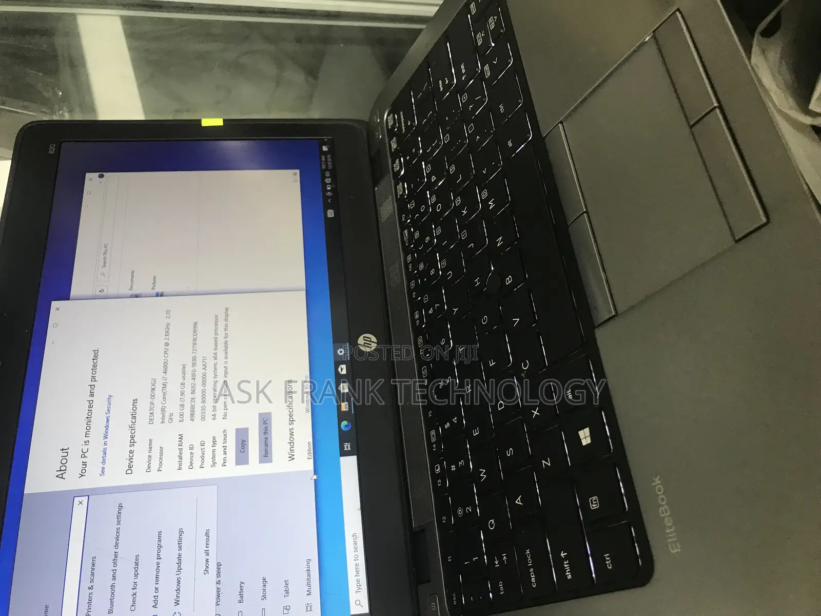 Laptop HP EliteBook 820 G1 6GB Intel Core I7 HDD 500GB