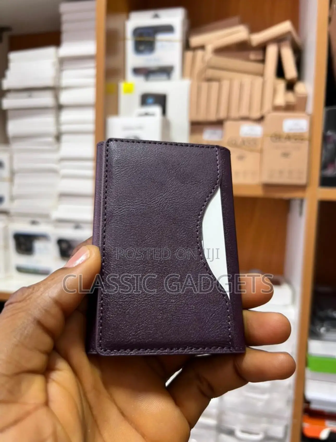 Luxury Leather Magsafe Magnetic Wallet for iPhone 16pro Max