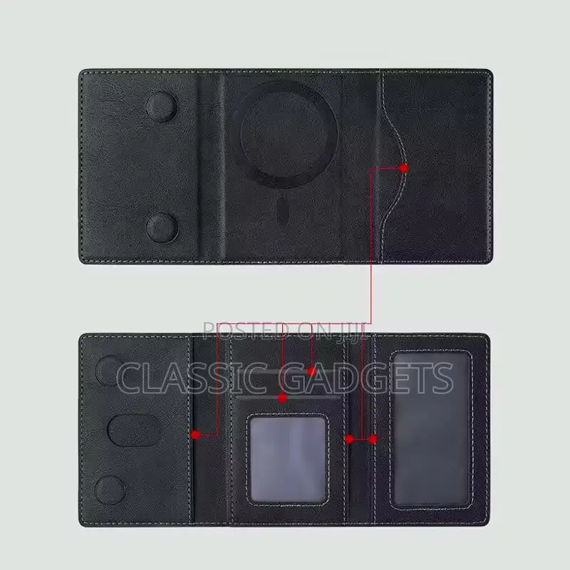 Luxury Leather Magsafe Magnetic Wallet for iPhone 16pro Max