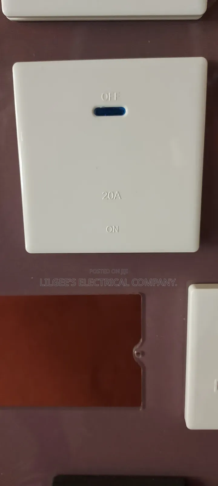 Original 20 Amps Ac/Water Heater Switch
