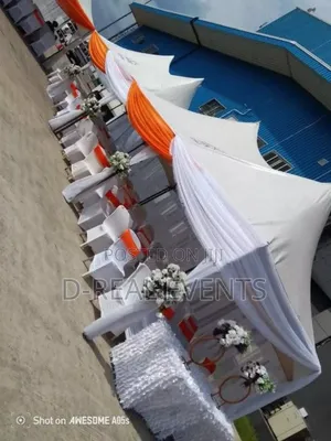 Table Cloth , Chair Cover Canopy for Rent