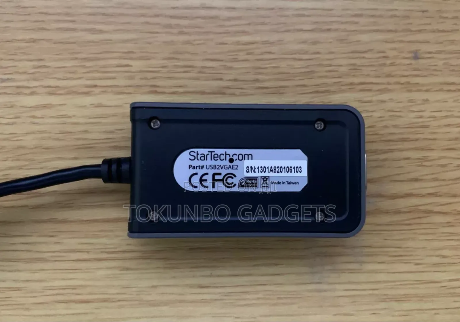 Startech USB to VGA 1920x1200 External Video
Adapter