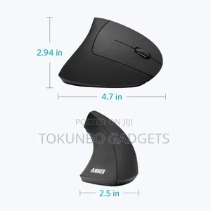 Anker TM137G 2.4G Wireless 5-Button USB Nano Ergonomic Mouse