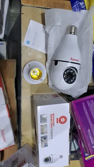 Camera Bulb 360 Camera Uses Wifi Connection for Homes/Office