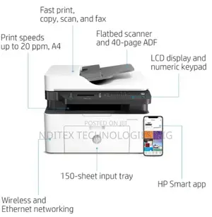 Laserjet MFP 137fnw Printer