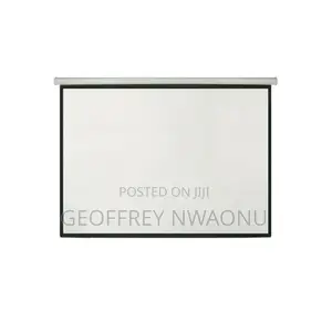 144 X144 Motorized Projector Screen|Remote-Controlled Screen