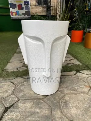 Linear Face Fiberglass Flower Pot/Vase/Planter For Indoor/Ou
