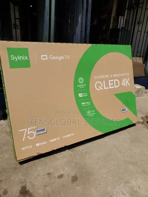 75" Qled Syinix Television