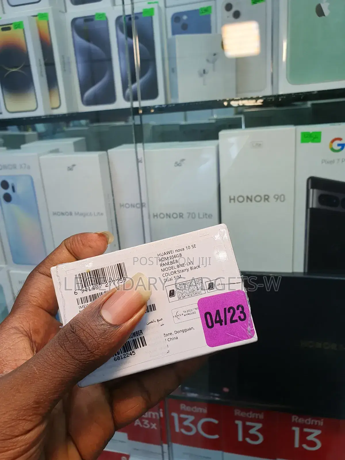 New Huawei nova 10 SE 256 GB Black