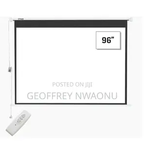 96 X96electric Motorized Projector Screen|Has Remote Control