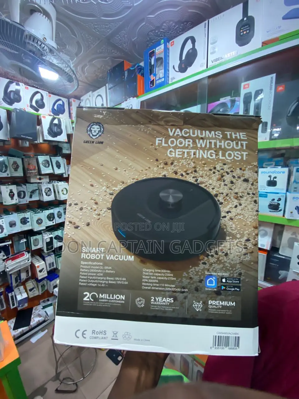 Green Lion Smart Robot Vacuum Cleaner