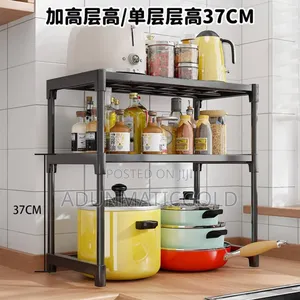 Double Layers Microwave Rack