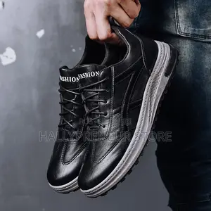 Men Leather Sneakers Trainers Comes Fully Boxed