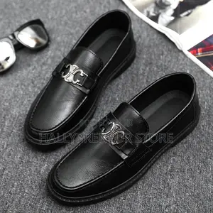 Men Original Leather Loafers 42-47 Comes Fully Boxed