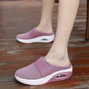 Women Crocs Half Shoe Sneakers Wedge Slippers