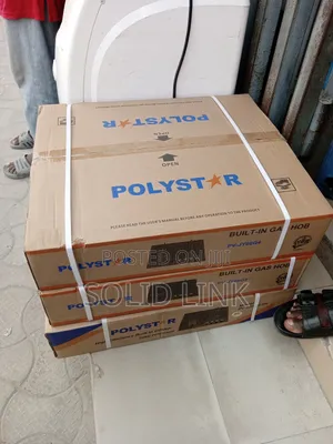 Polystar Cabinet Inbuilt 4bunner Gas Cooker