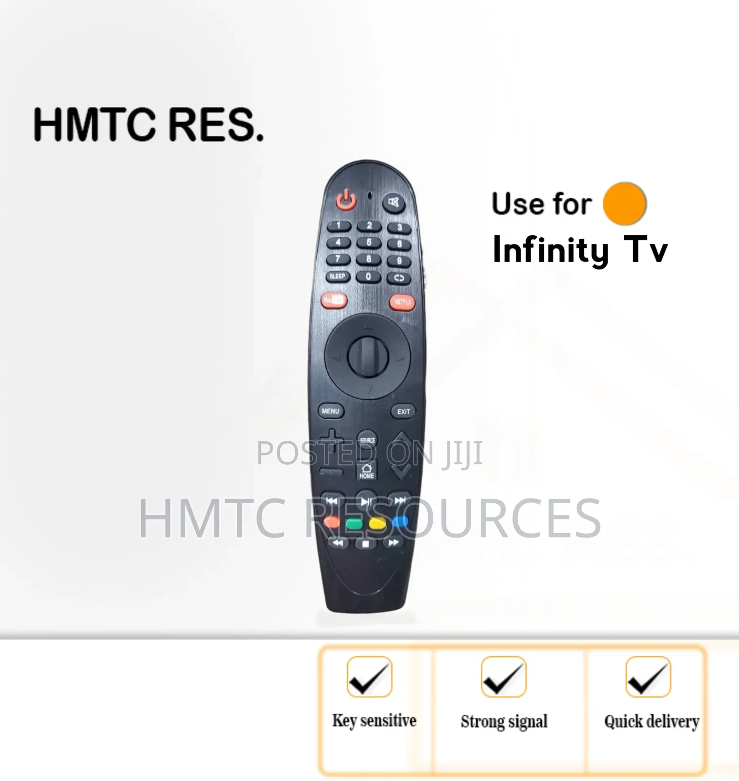 Infinity Smart Television Remote Control