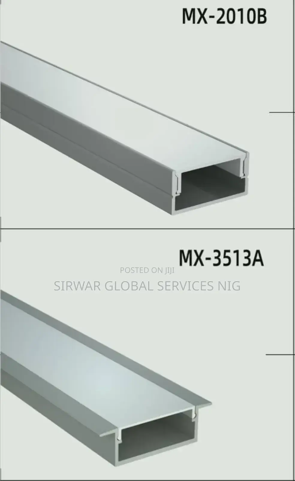 Surface and Pop Aluminum Profile Available