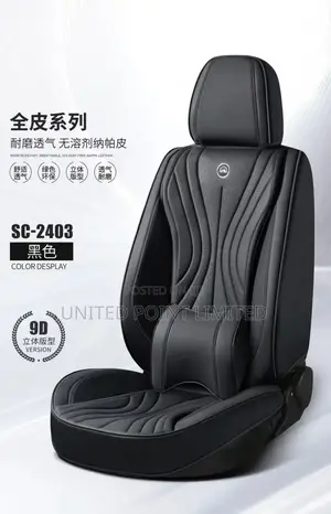 Car Leather Seat Cover Black Sc-2403