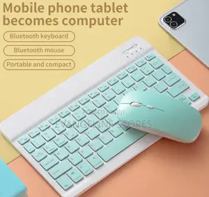 Portable Keyboard Kit Set With Bluetooth Mouse