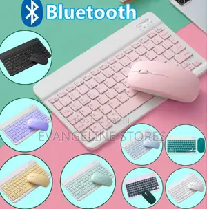 Portable Keyboard Kit Set With Bluetooth Mouse