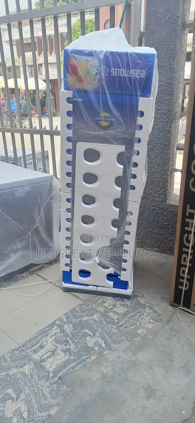 Brand New Snowsea 400L Showcase Refrigerator✓Blue Colour✓