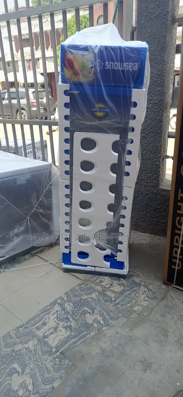 Brand New Snowsea 400L Showcase Refrigerator✓Blue Colour✓