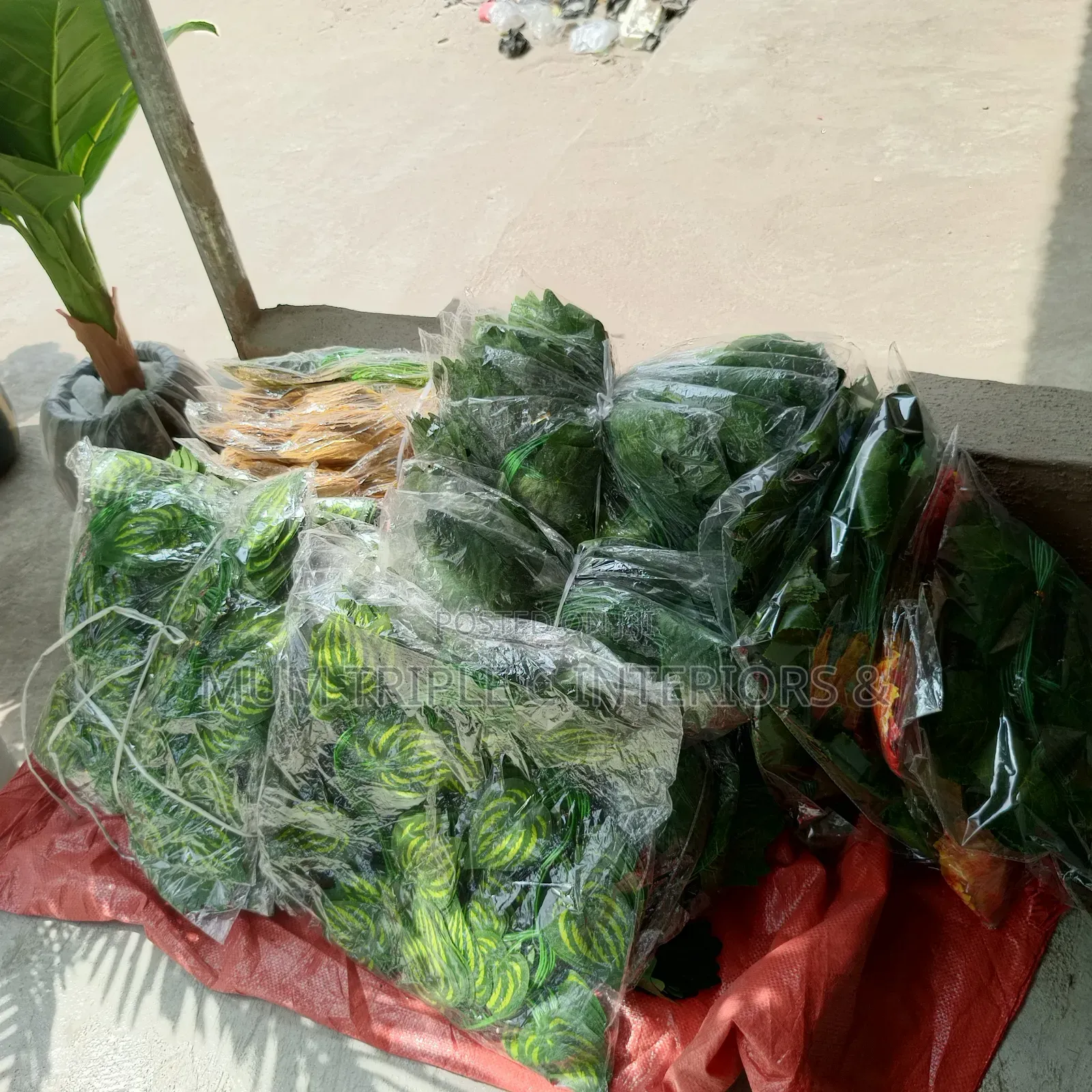 Yam Flour for Home Decor
