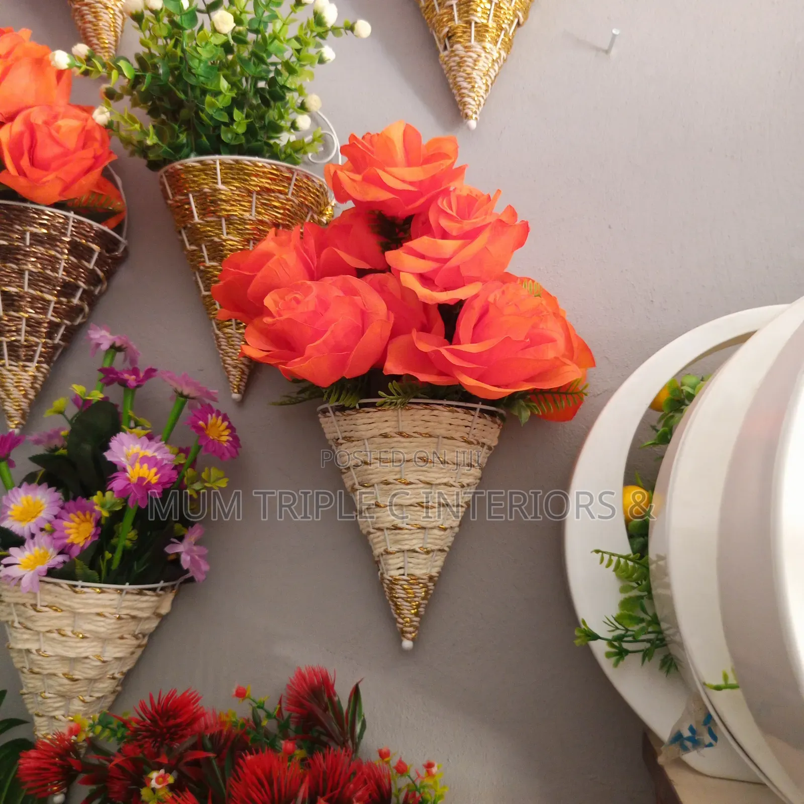 Hanging Flowers With Vase