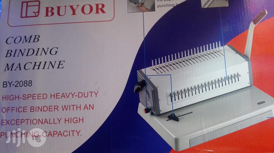 Comb Binding Machine