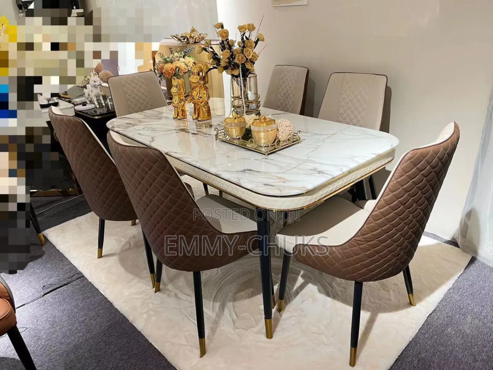 New World Marble Dinning Table