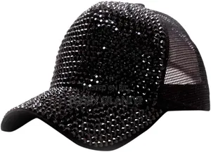 Bling Denim Face Caps