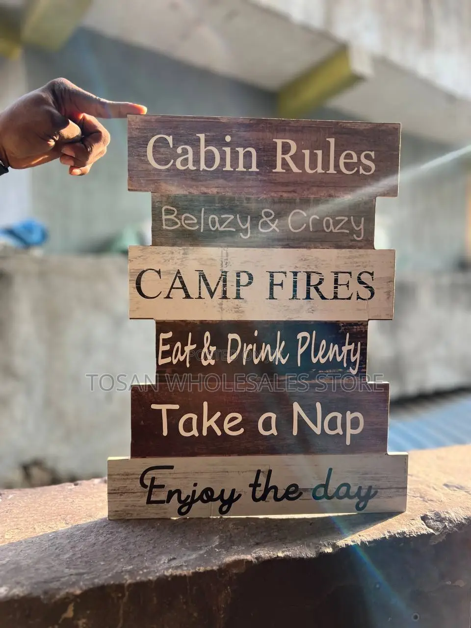 Cabin Rules Plaque