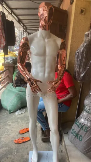 High Quality Fibre White N Rose Gold Male Dummy