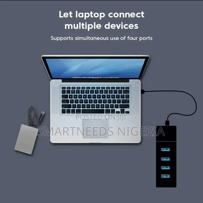 High Speed 4 Port USB 3.0 Multi HUB Splitter Expansion USB