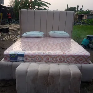 Quality Upholstery Padded 6x6 Bedframe