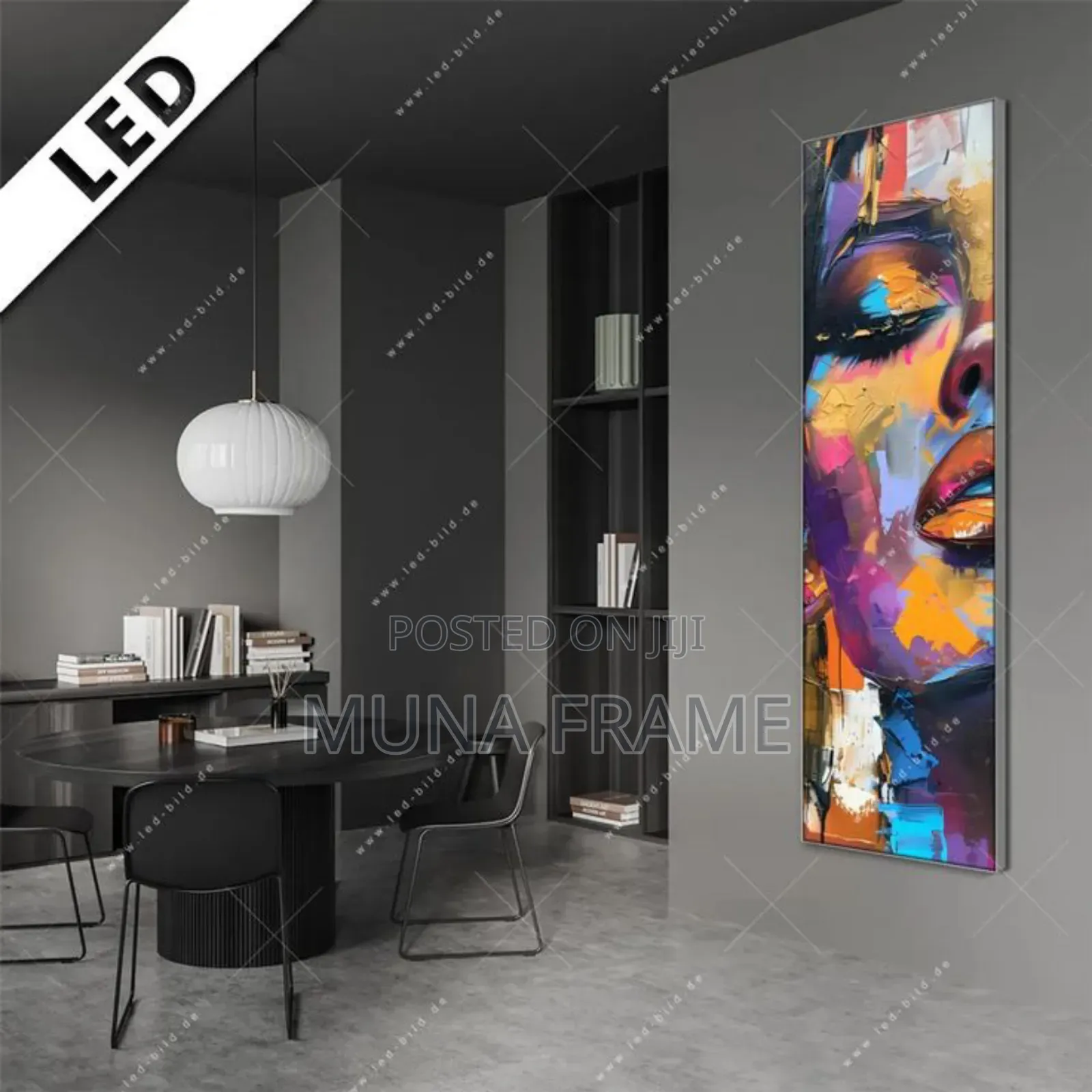 Abstract LED Bild Canvas Print