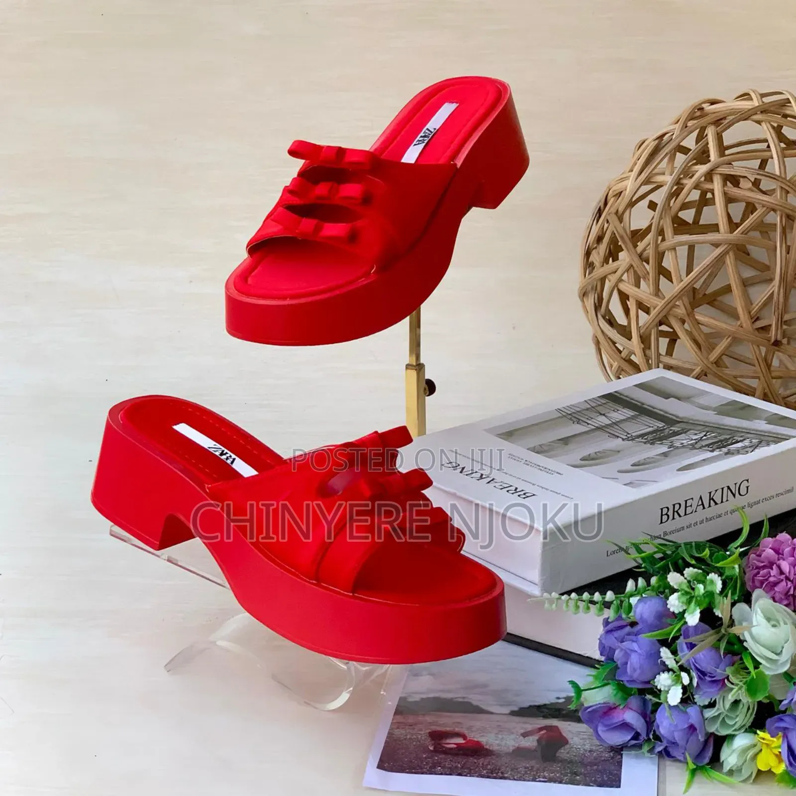 Zara Wedge Slippers
